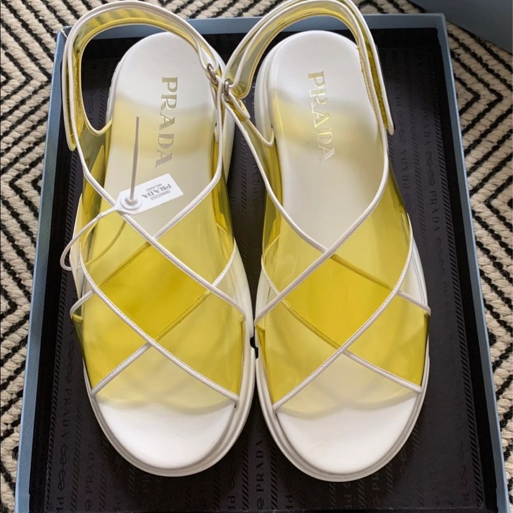 Prada cloudburst sandals